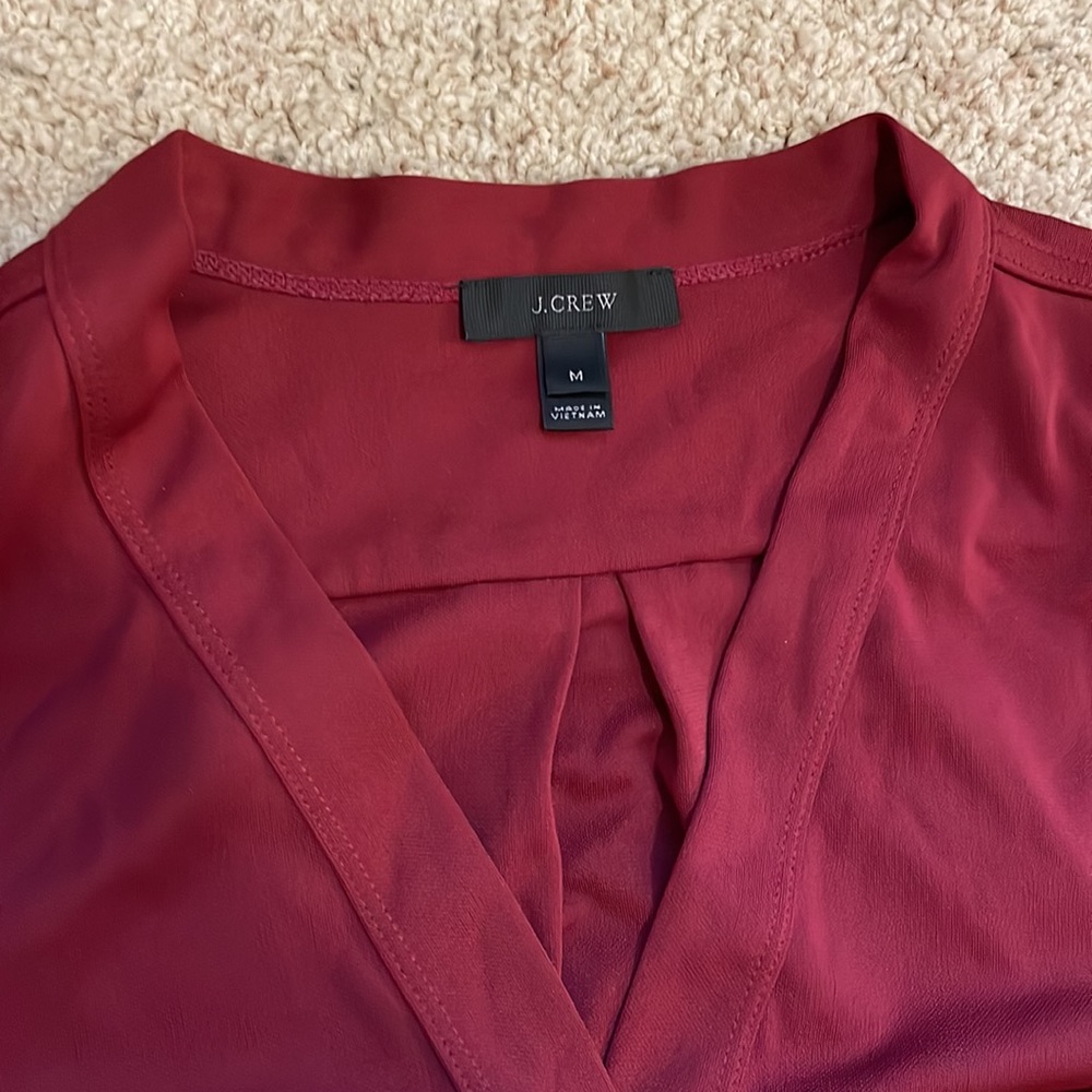 J.Crew Burgundy Dress - Picture 8 of 11
